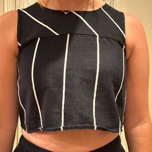 Stripped crop top